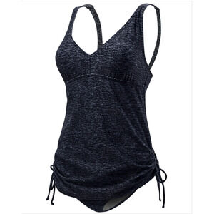 TYR DuraFast Elite MANTRA VNeck Sheath 1pc Swimsuit Black - Size 8 - $90